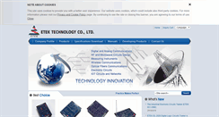 Desktop Screenshot of etek21.com.tw